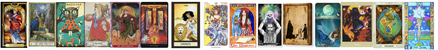 Tarot Border hereonearth.ca
